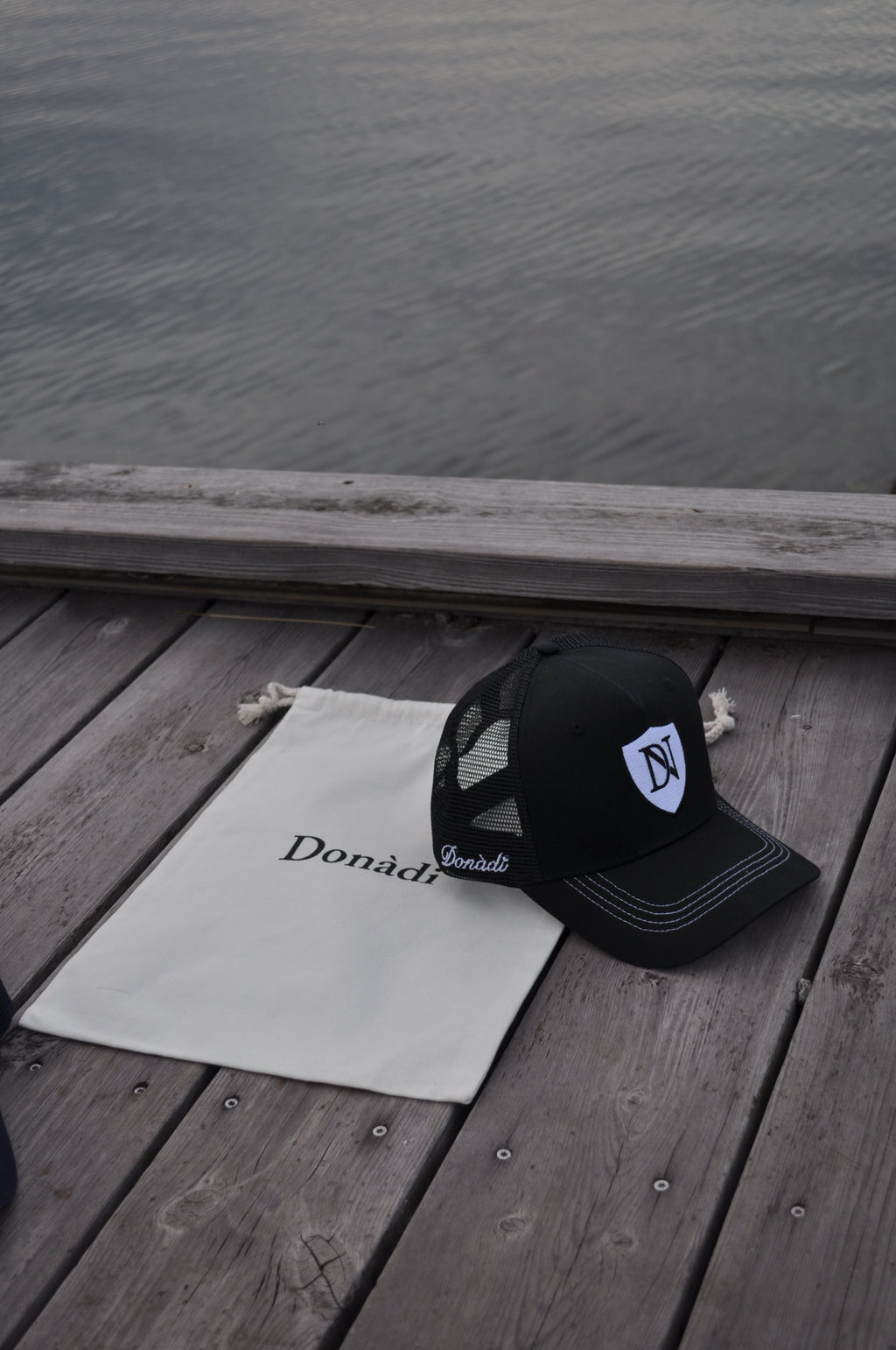Black Trucker Cap