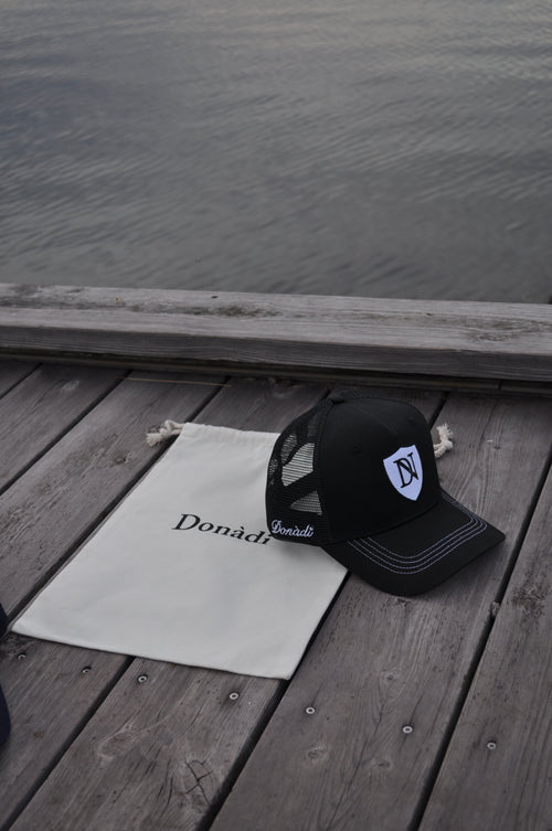 Black Trucker Cap
