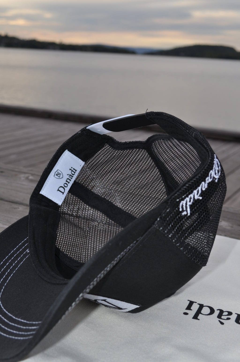 Black Trucker Cap
