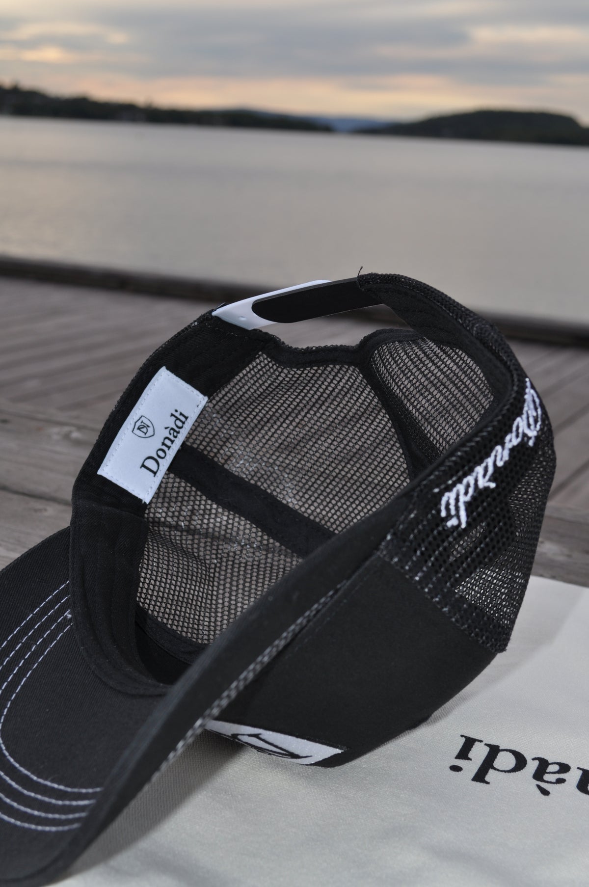 Black Trucker Cap