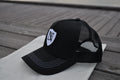 Black Trucker Cap