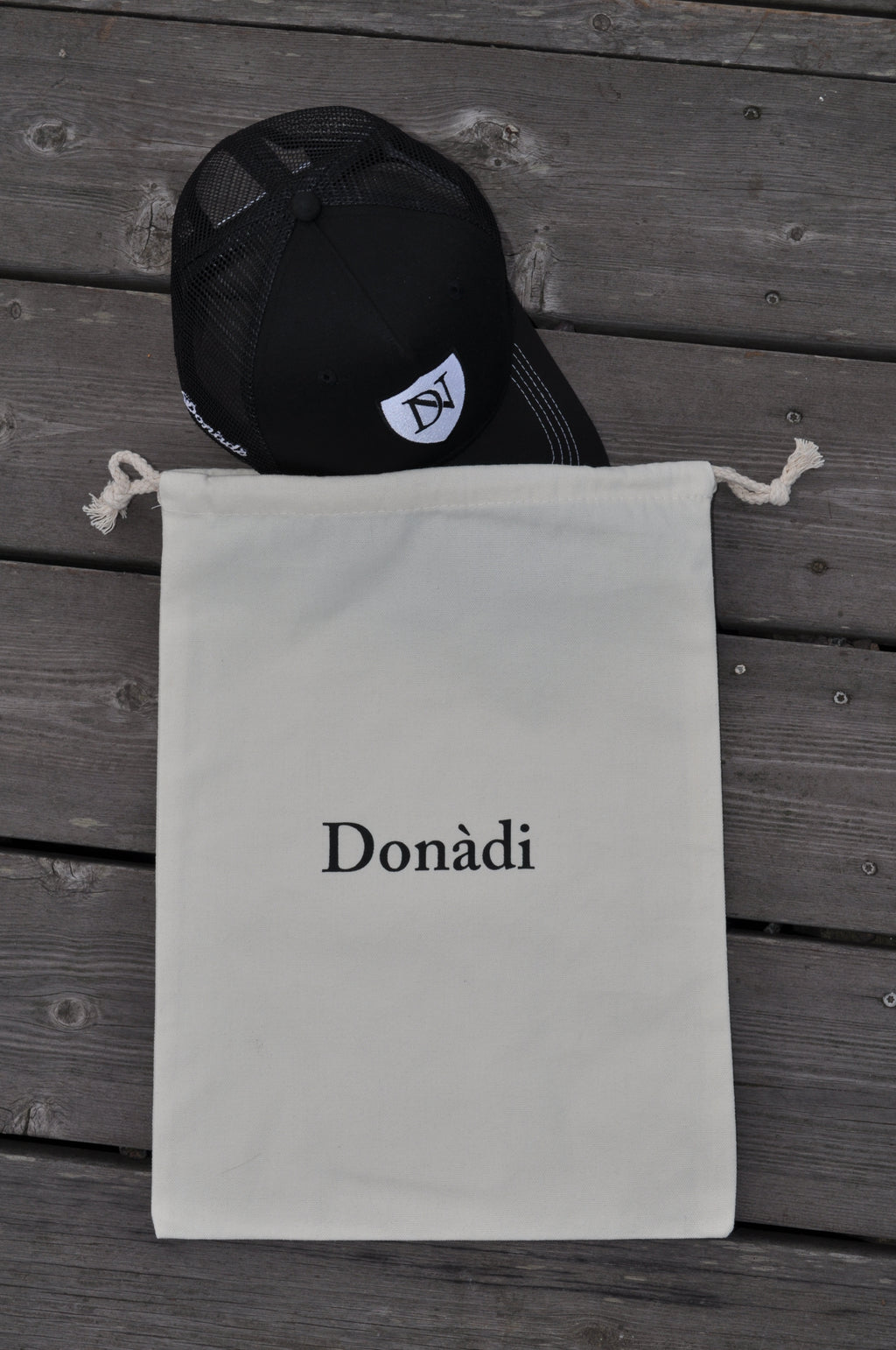 Black Trucker Cap