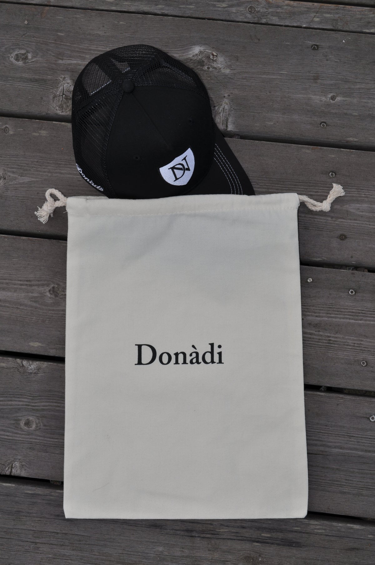 Black Trucker Cap