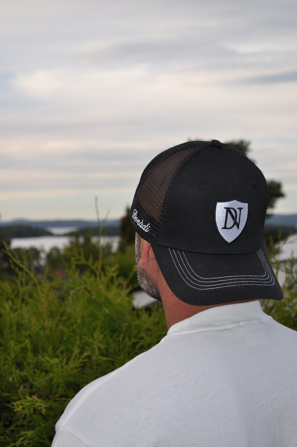 Black Trucker Cap